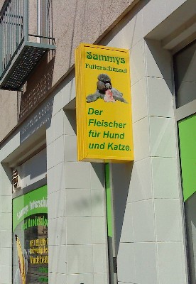 Fassadenschild Sammys Futterschüssel