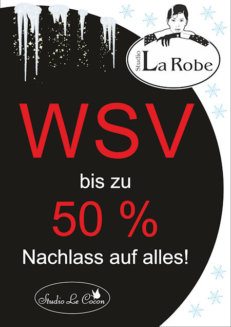 Plakat Winterschlussverkauf