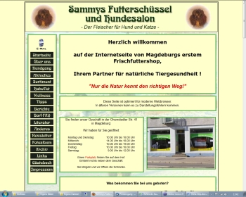 Sammys Futterschüssel und Hundesalon