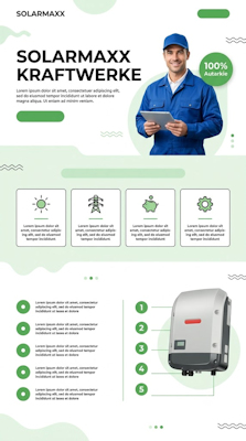 KI-generierte Website