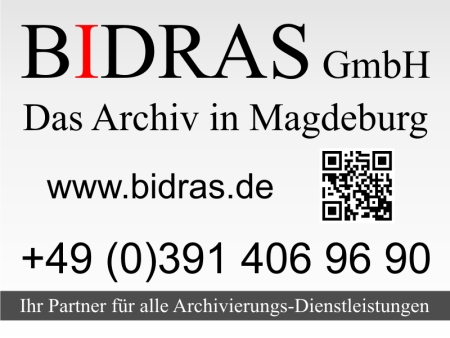 Bidras GmbH Fassadenschild