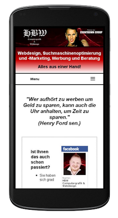 Mobile Website